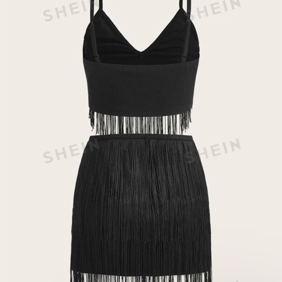 Fringe Cami top & skirt - Picture 2 of 2